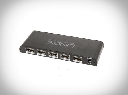 LINDY 38221 - HDMI 2.0 4K UHD Splitter 4 Port, 2160p60 mit 4K